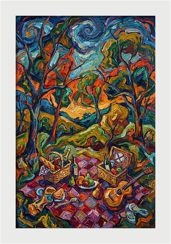 Picnic In Vibrant Nature