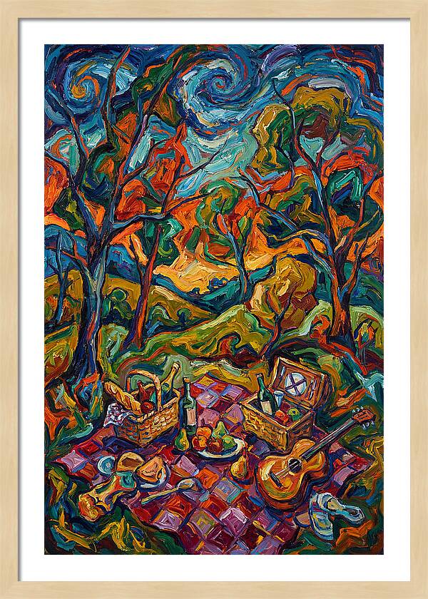 Picnic In Vibrant Nature