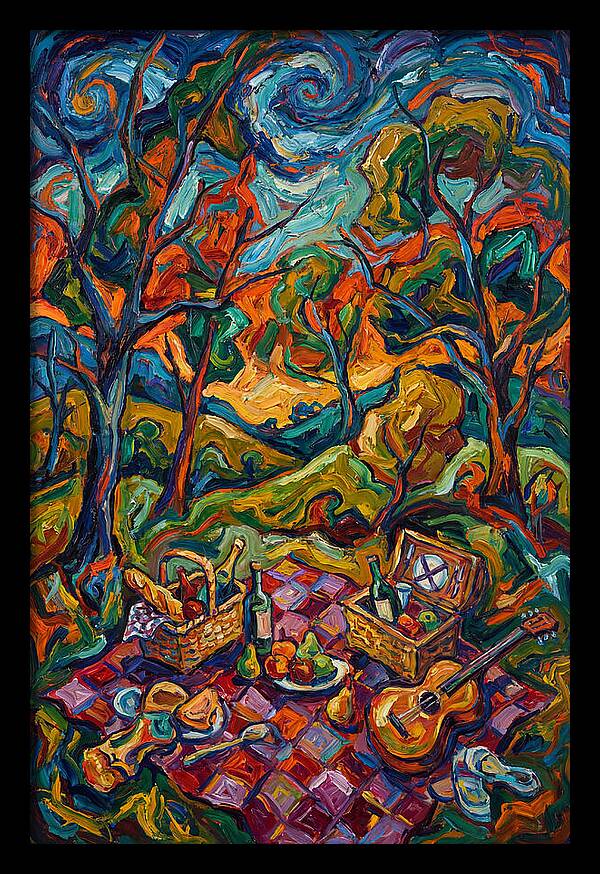 Picnic In Vibrant Nature