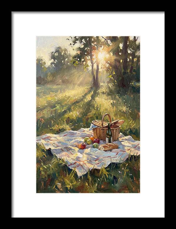 Picnic Scene In Sunlight