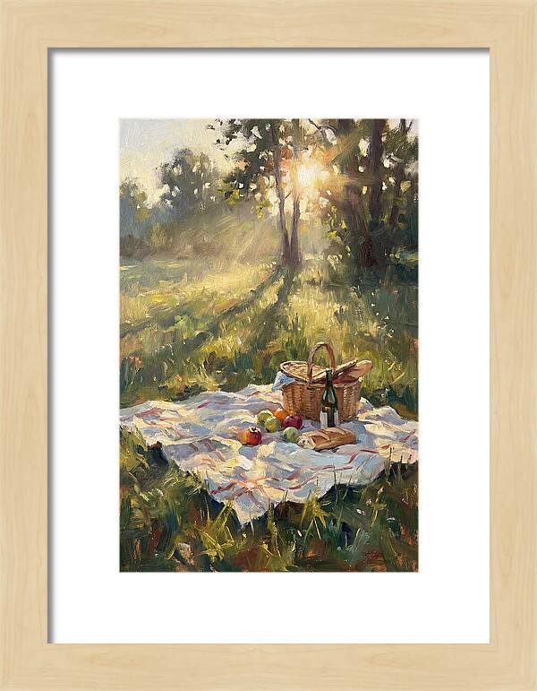 Picnic Scene In Sunlight