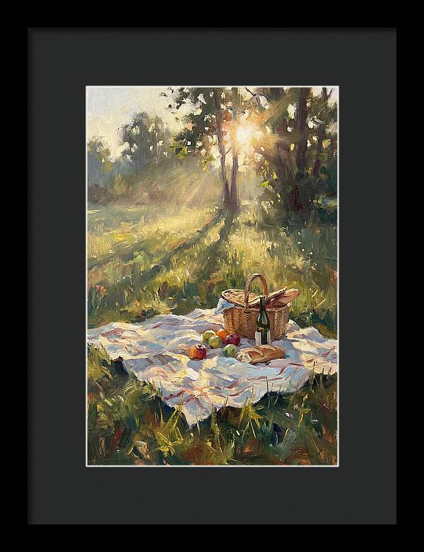 Picnic Scene In Sunlight