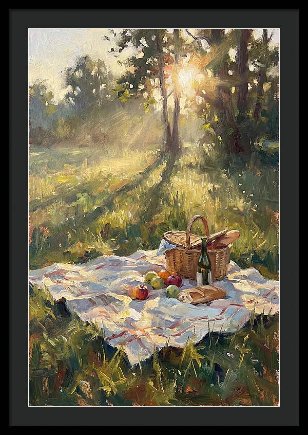 Picnic Scene In Sunlight