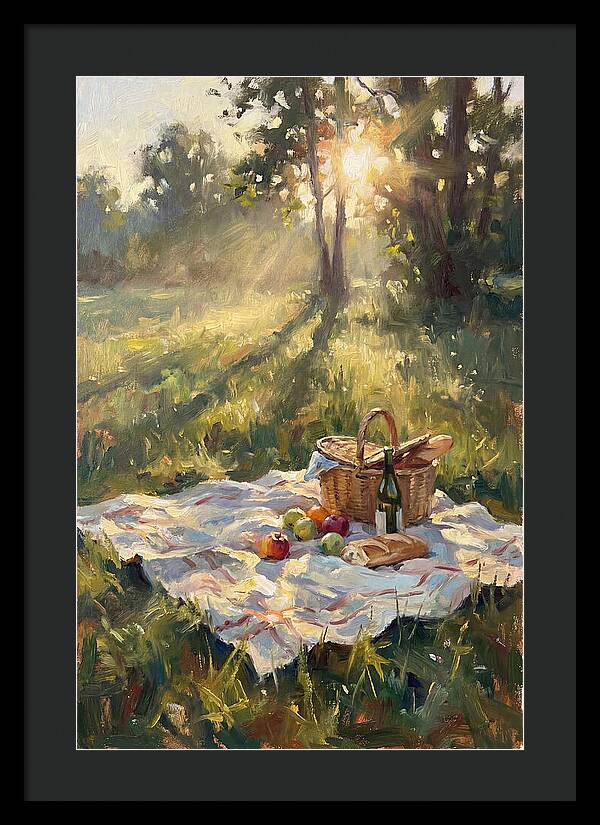Picnic Scene In Sunlight
