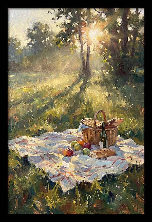 Picnic Scene In Sunlight