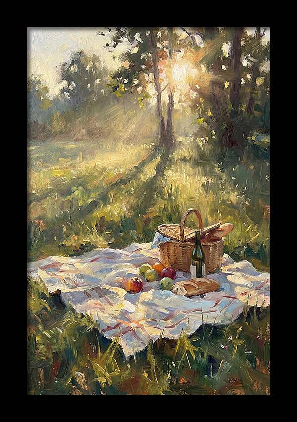 Picnic Scene In Sunlight