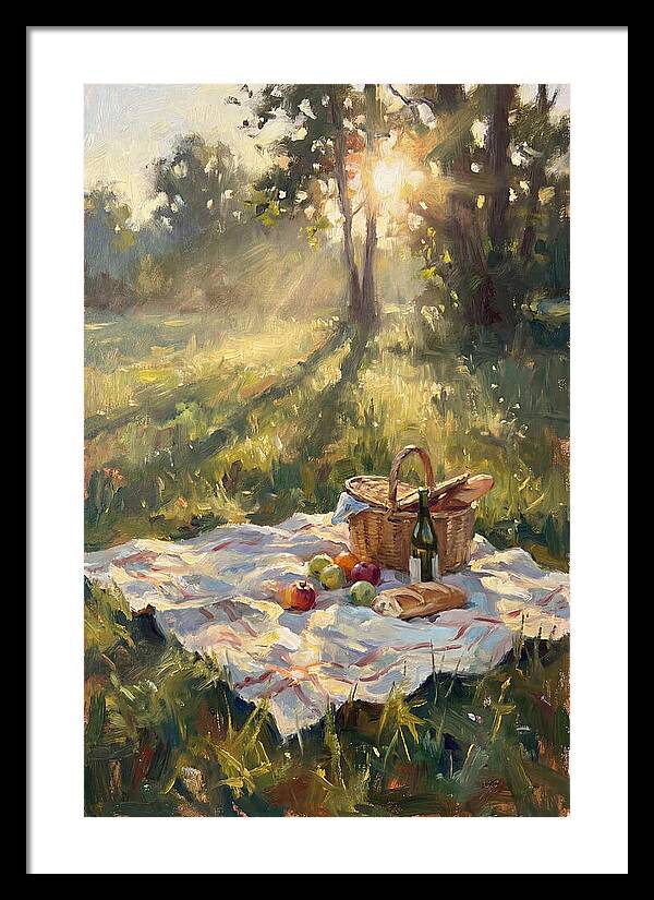 Picnic Scene In Sunlight
