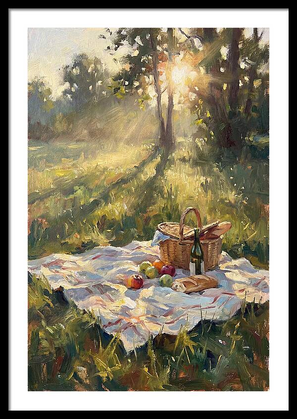 Picnic Scene In Sunlight