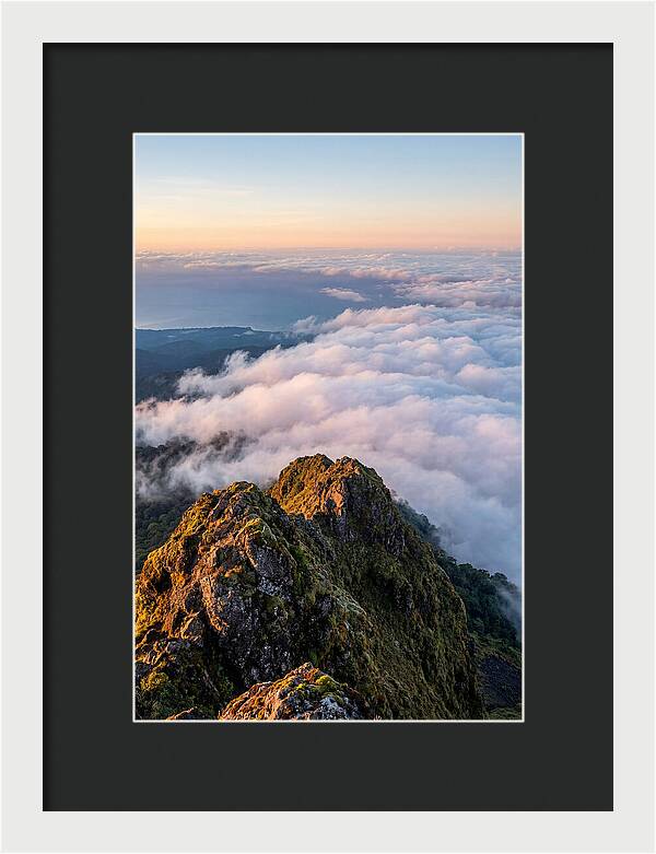 Pico Basile Summit At Sunrise