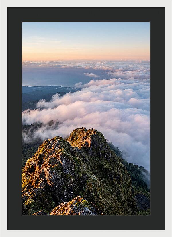 Pico Basile Summit At Sunrise