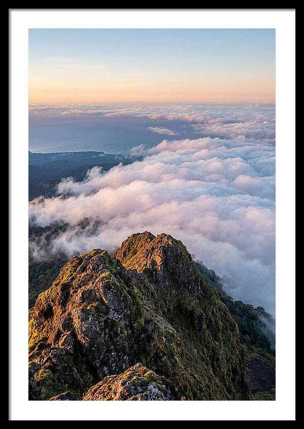 Pico Basile Summit At Sunrise