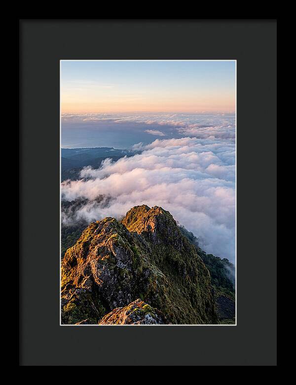 Pico Basile Summit At Sunrise