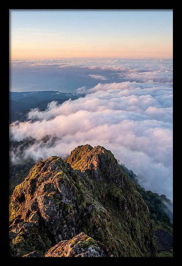Pico Basile Summit At Sunrise