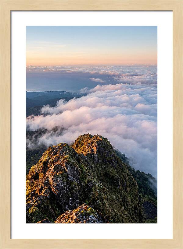 Pico Basile Summit At Sunrise
