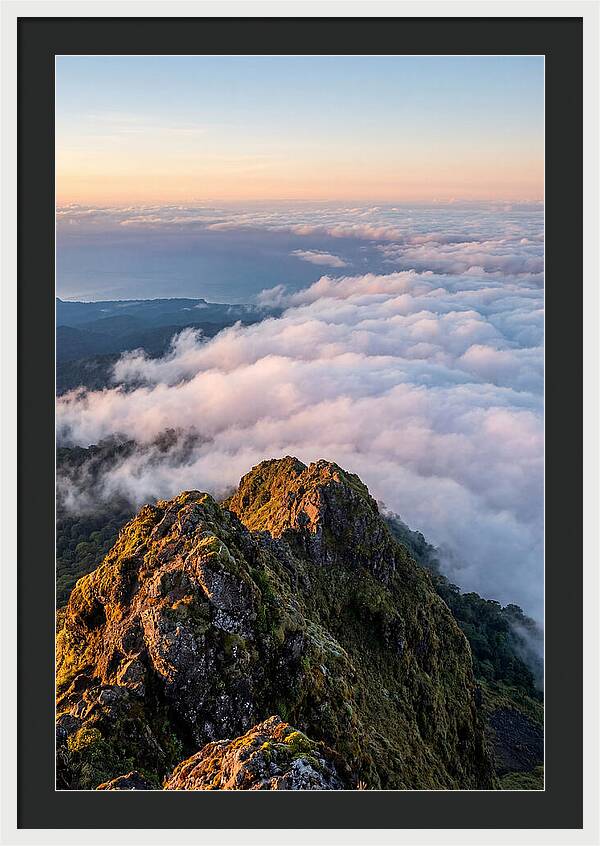 Pico Basile Summit At Sunrise