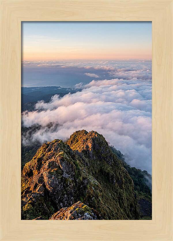 Pico Basile Summit At Sunrise