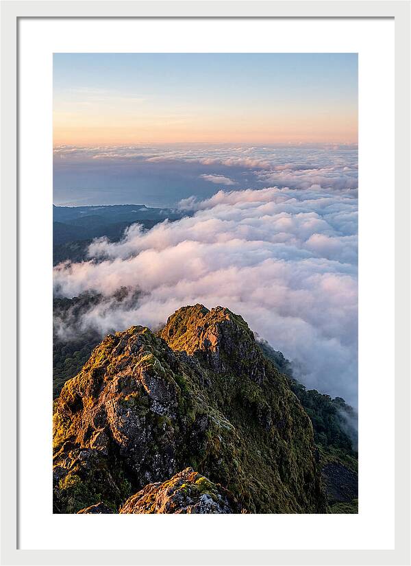 Pico Basile Summit At Sunrise