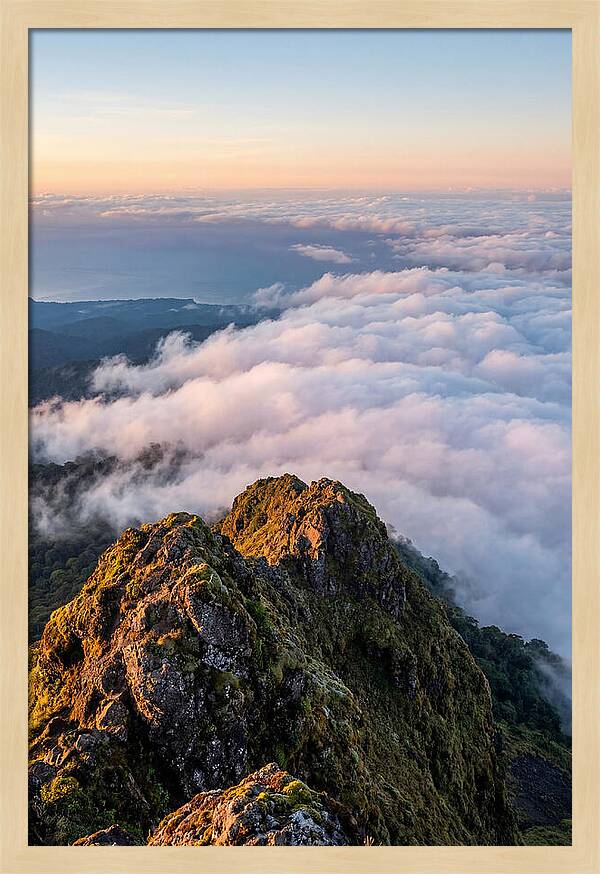 Pico Basile Summit At Sunrise