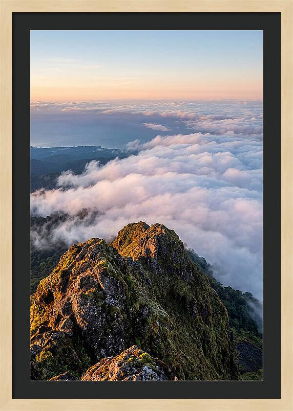 Pico Basile Summit At Sunrise