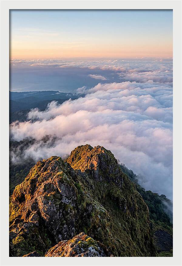 Pico Basile Summit At Sunrise