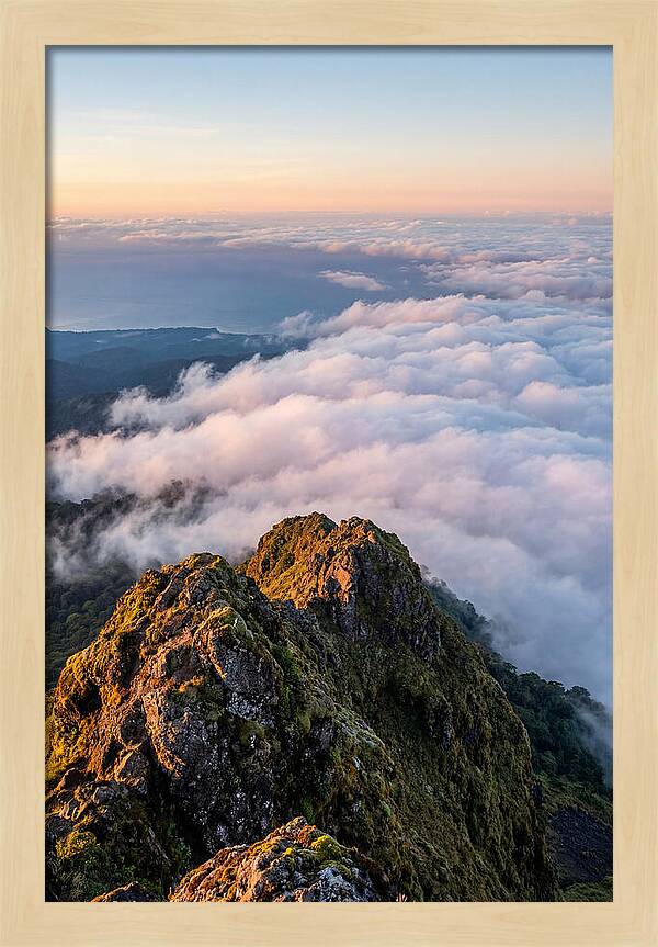 Pico Basile Summit At Sunrise