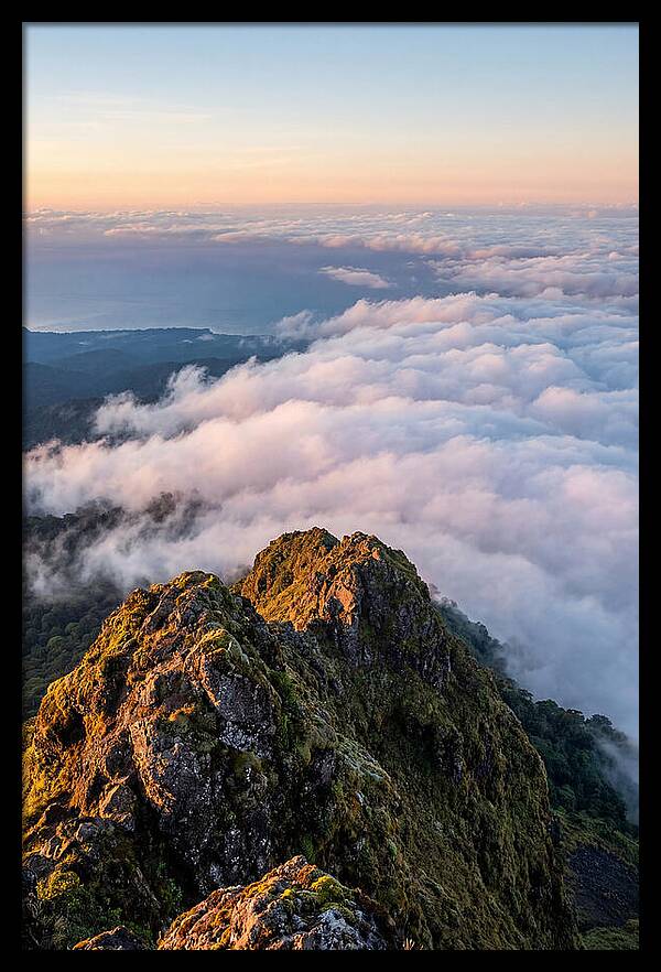 Pico Basile Summit At Sunrise