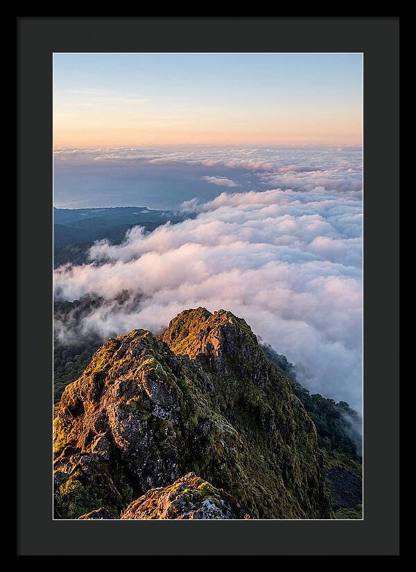 Pico Basile Summit At Sunrise
