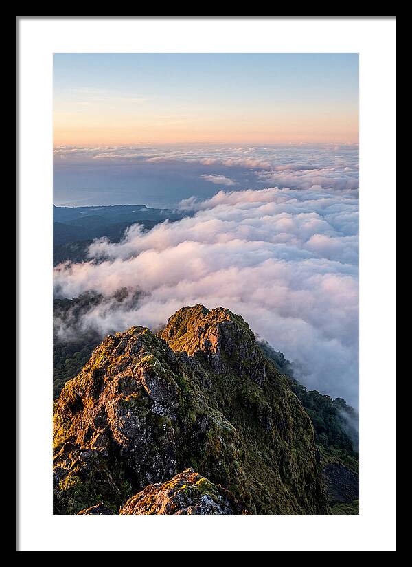 Pico Basile Summit At Sunrise