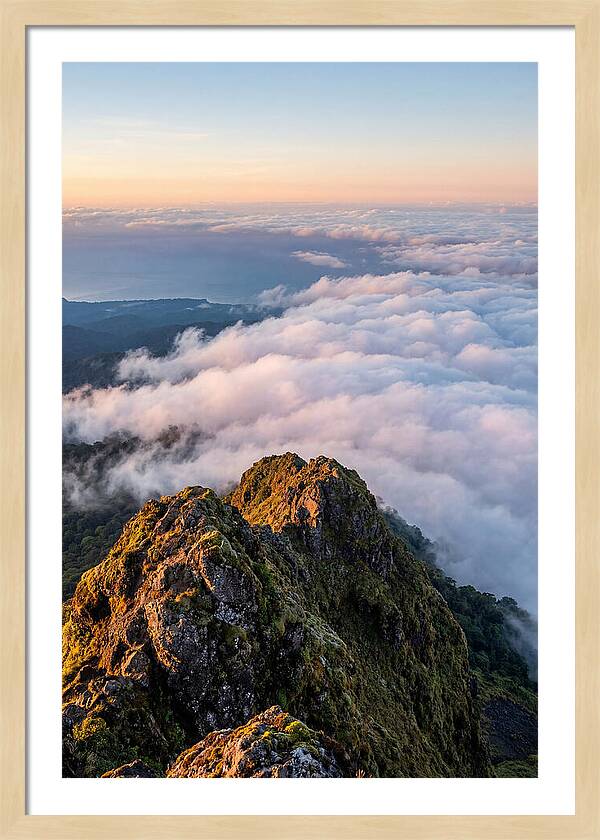 Pico Basile Summit At Sunrise