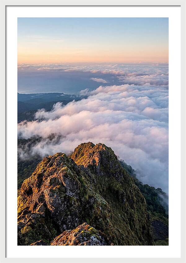 Pico Basile Summit At Sunrise