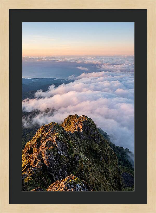 Pico Basile Summit At Sunrise