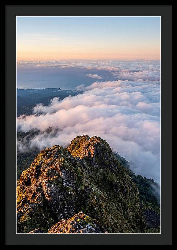 Pico Basile Summit At Sunrise