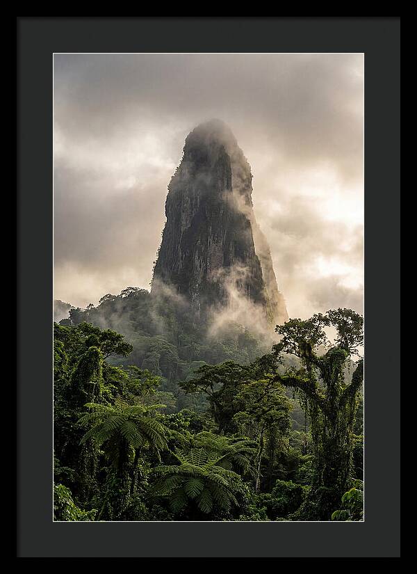 Pico Cao Grande Rising Above Clouds
