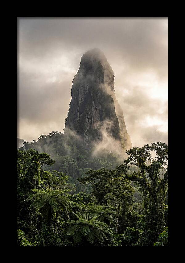 Pico Cao Grande Rising Above Clouds