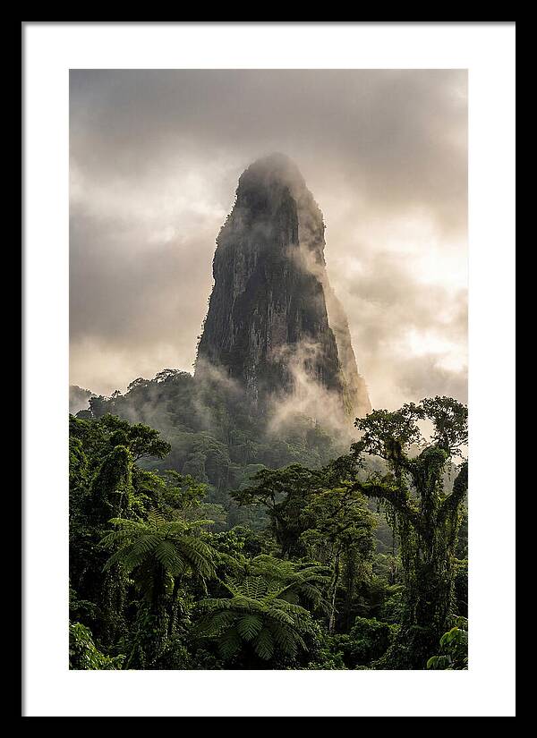 Pico Cao Grande Rising Above Clouds