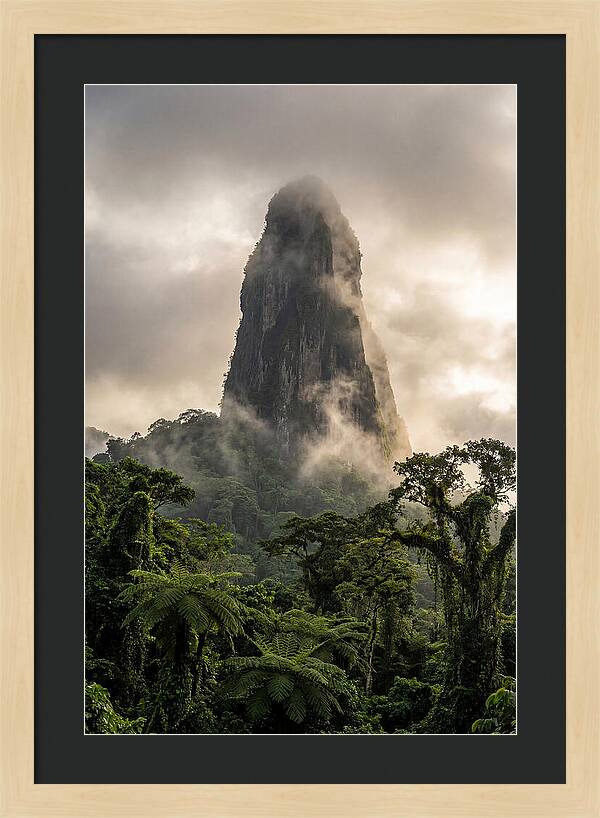 Pico Cao Grande Rising Above Clouds