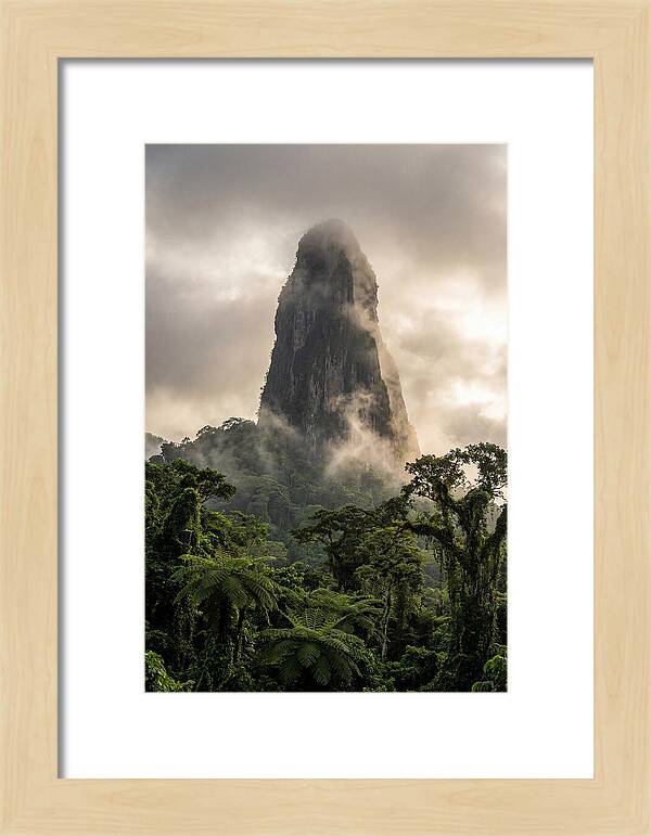 Pico Cao Grande Rising Above Clouds