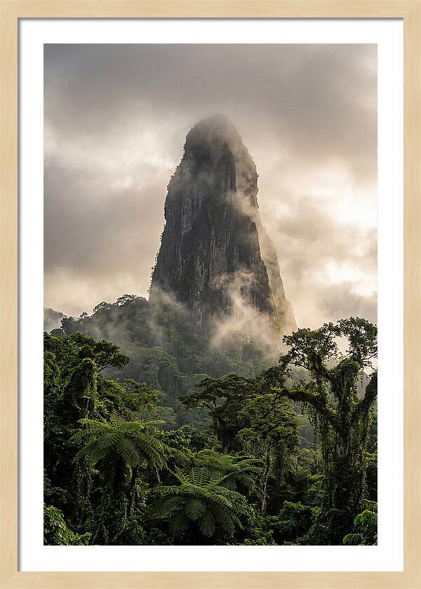 Pico Cao Grande Rising Above Clouds