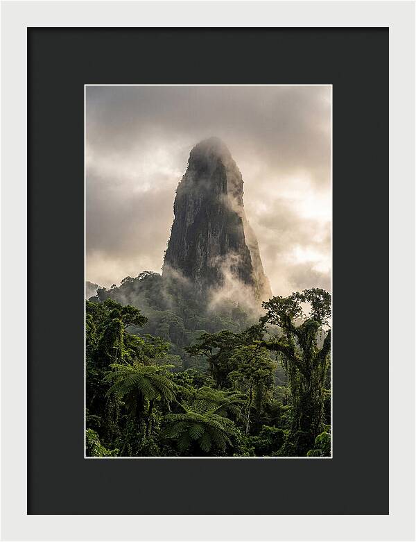 Pico Cao Grande Rising Above Clouds