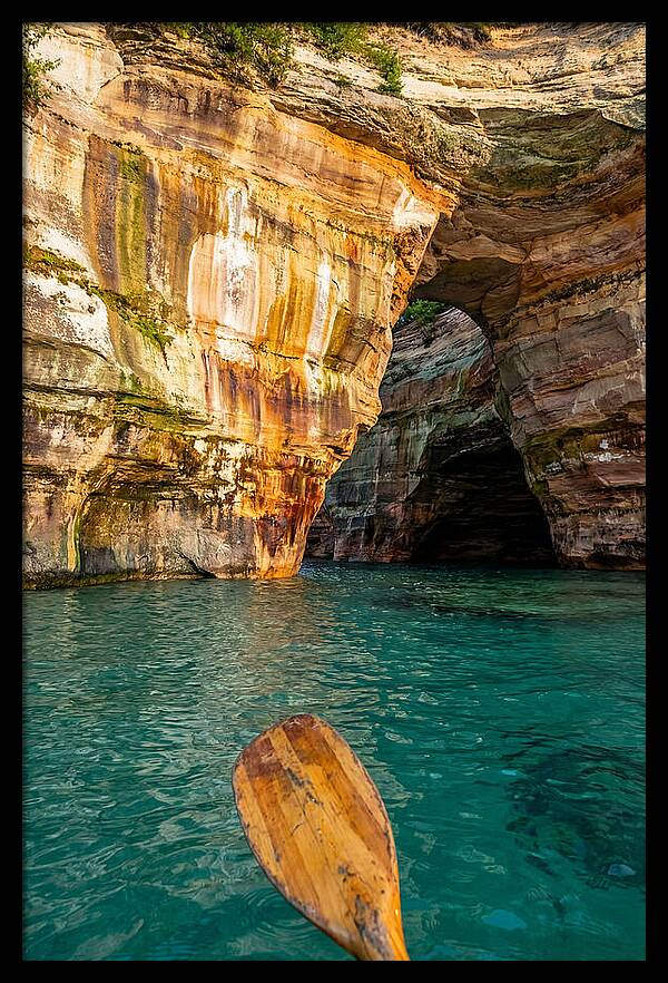 Pictured Rocks Cliffs From Kayak