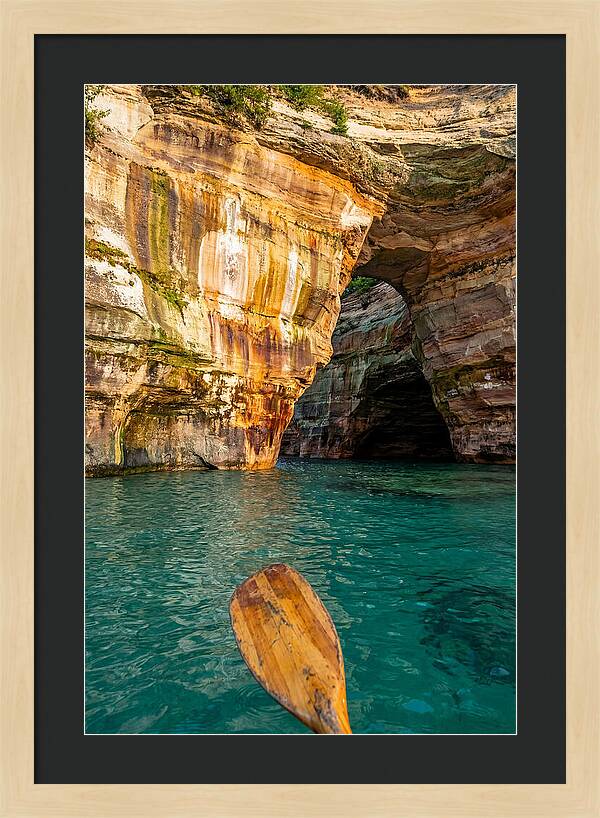 Pictured Rocks Cliffs From Kayak