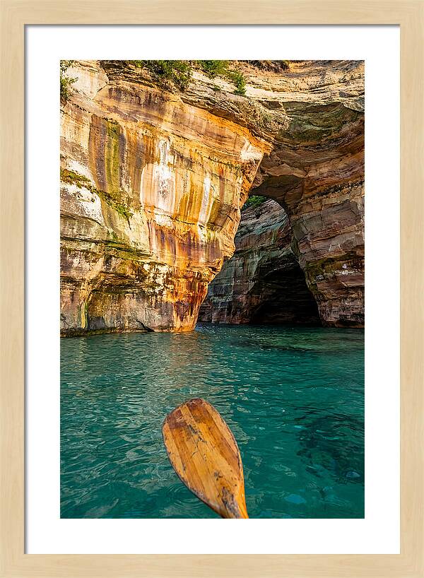 Pictured Rocks Cliffs From Kayak