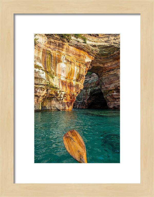 Pictured Rocks Cliffs From Kayak