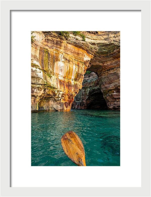 Pictured Rocks Cliffs From Kayak