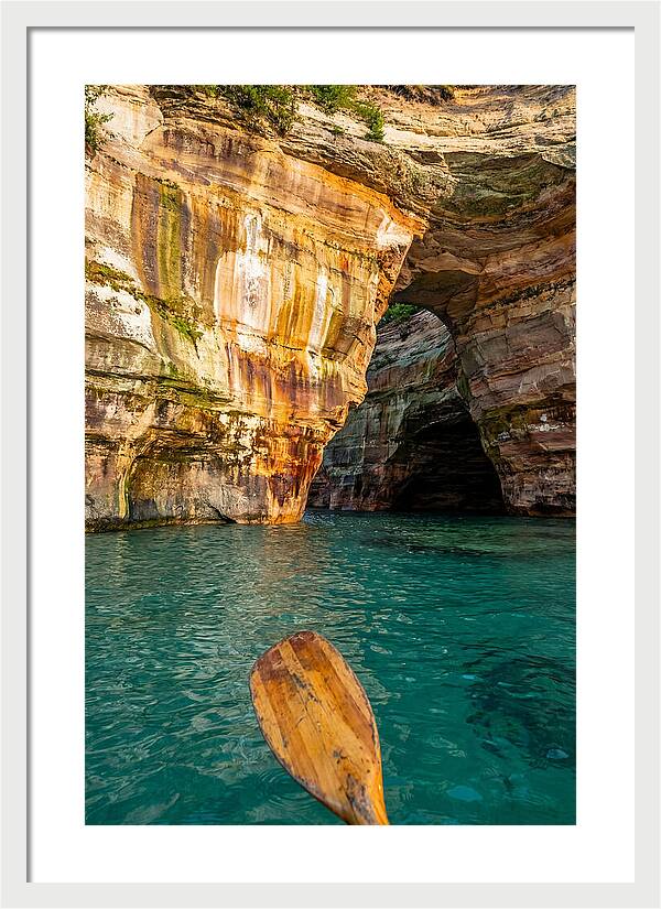 Pictured Rocks Cliffs From Kayak