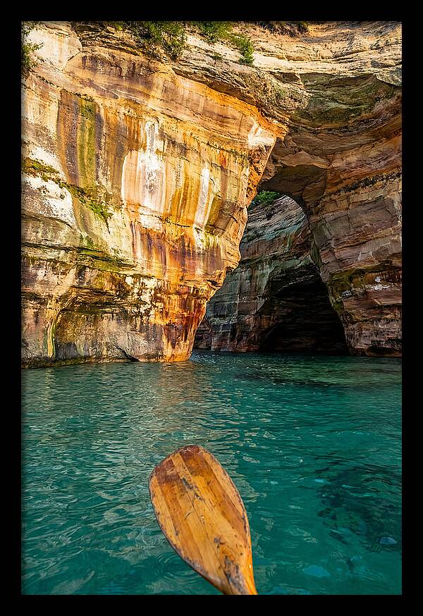 Pictured Rocks Cliffs From Kayak
