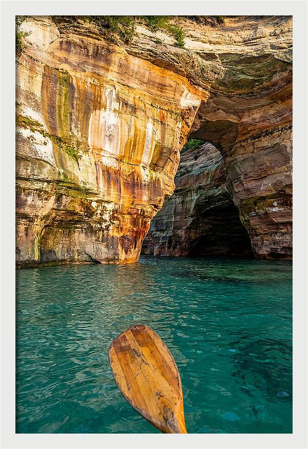 Pictured Rocks Cliffs From Kayak