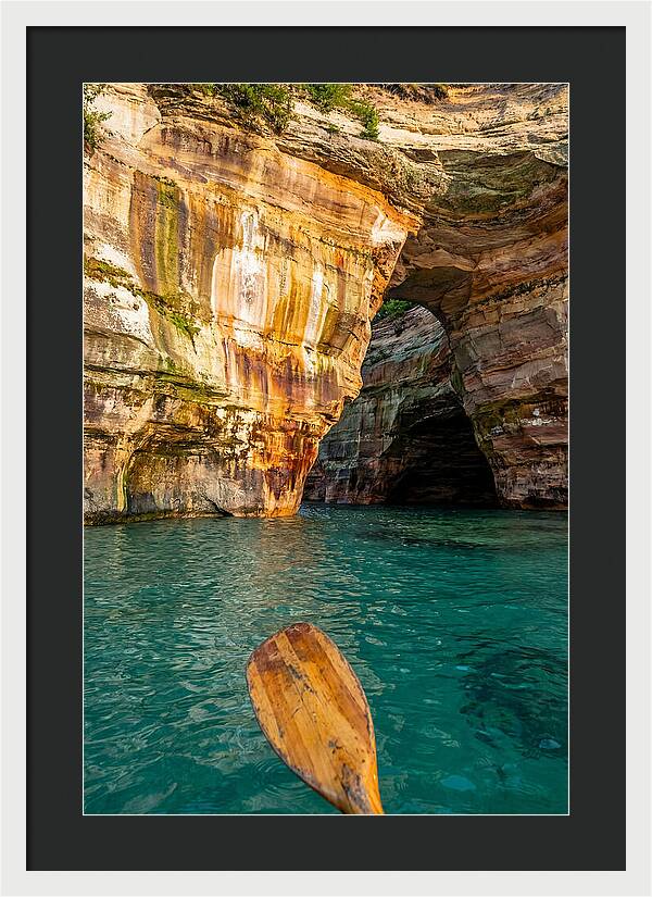 Pictured Rocks Cliffs From Kayak