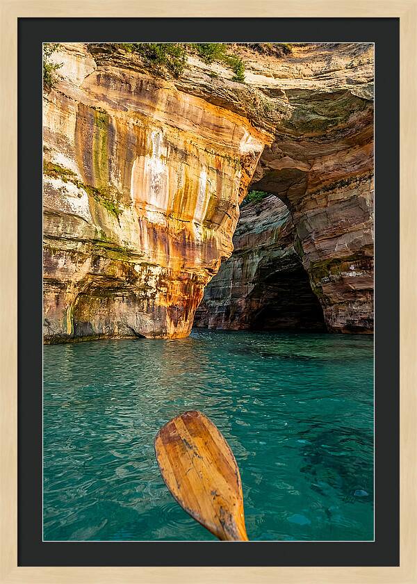 Pictured Rocks Cliffs From Kayak