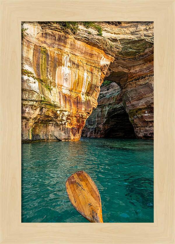 Pictured Rocks Cliffs From Kayak